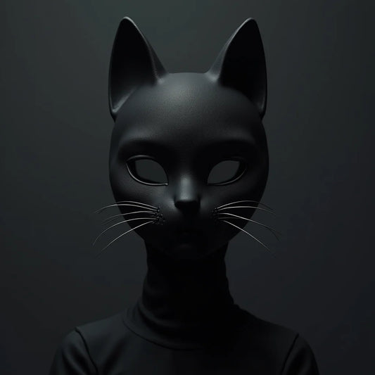 Black Cat Mask - מדריך למסכת חתול שחור לעיצוב מסכות לחנויות Shopify