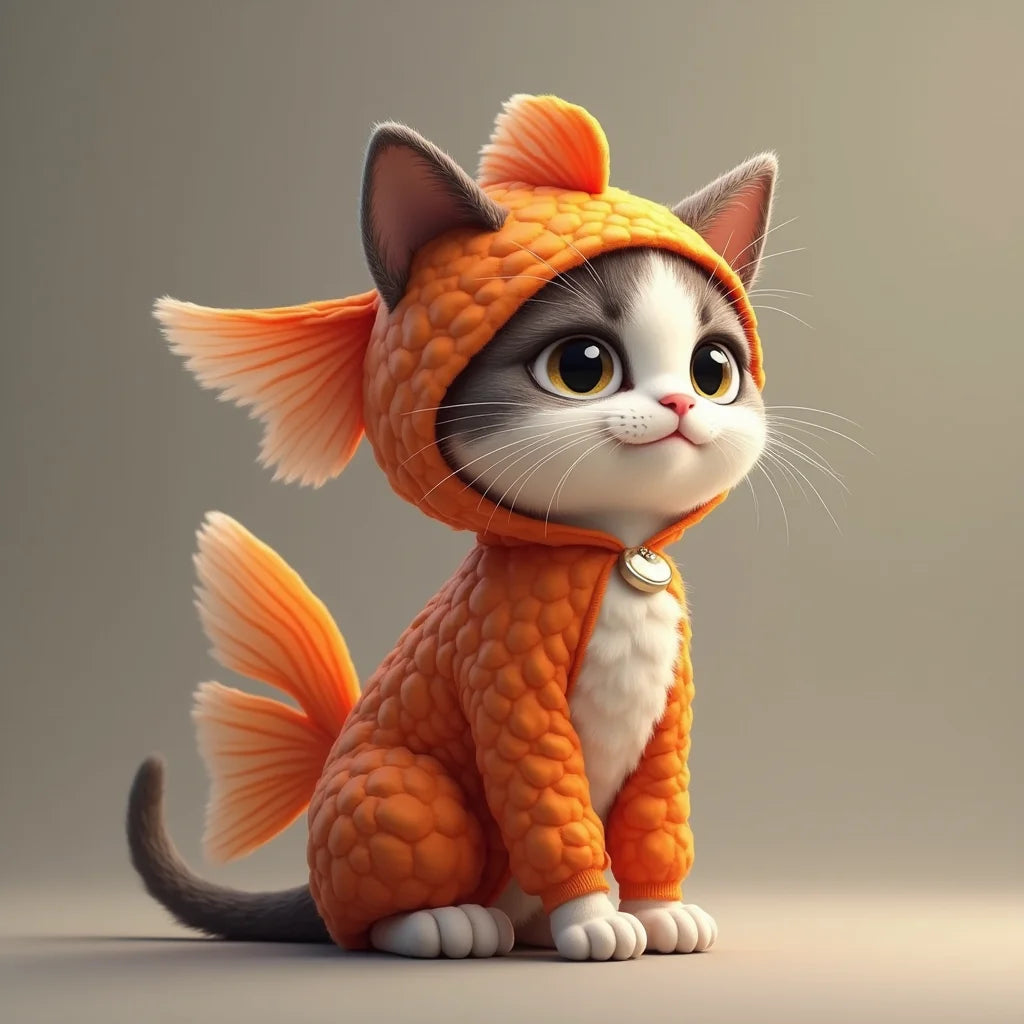 Fish Cat Costume - מדריך מקיף לבחירת תחפושת חתול דג מושקעת ועשירה בעיצוב